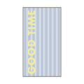 Rechthoekig papieren servet - good time