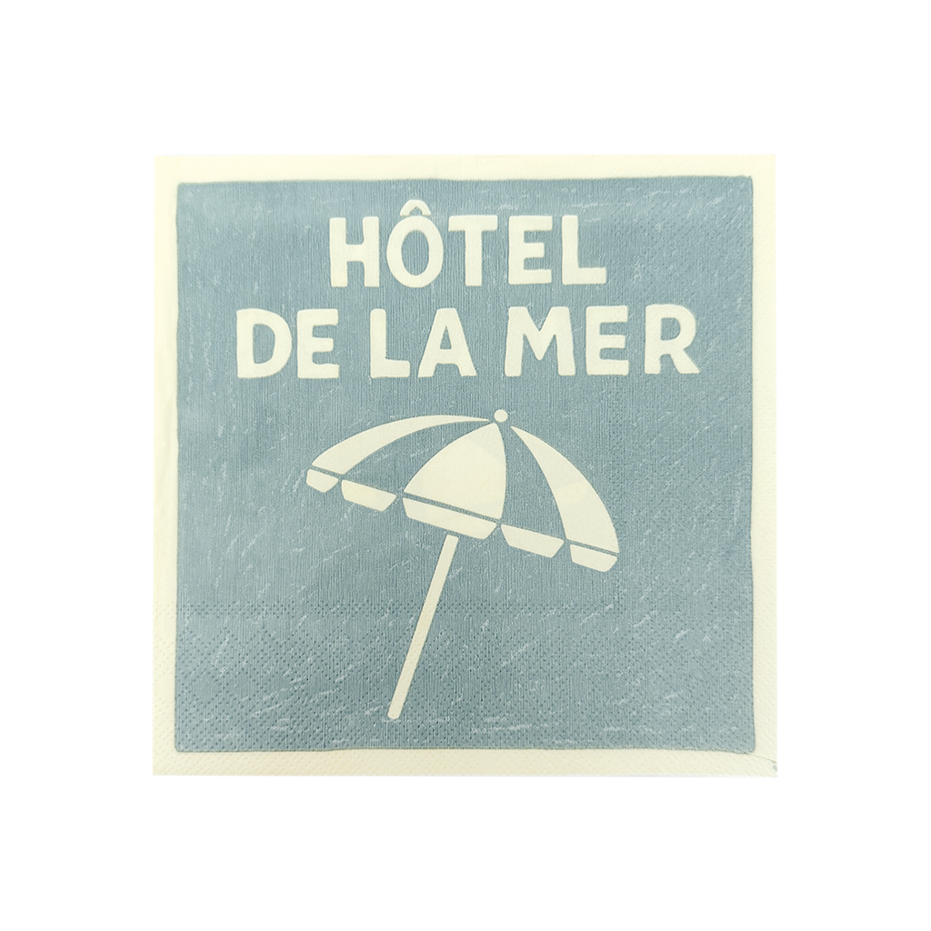 Papieren Servetten - Hôtel De La Mer