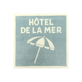 Papieren Servetten - Hôtel De La Mer