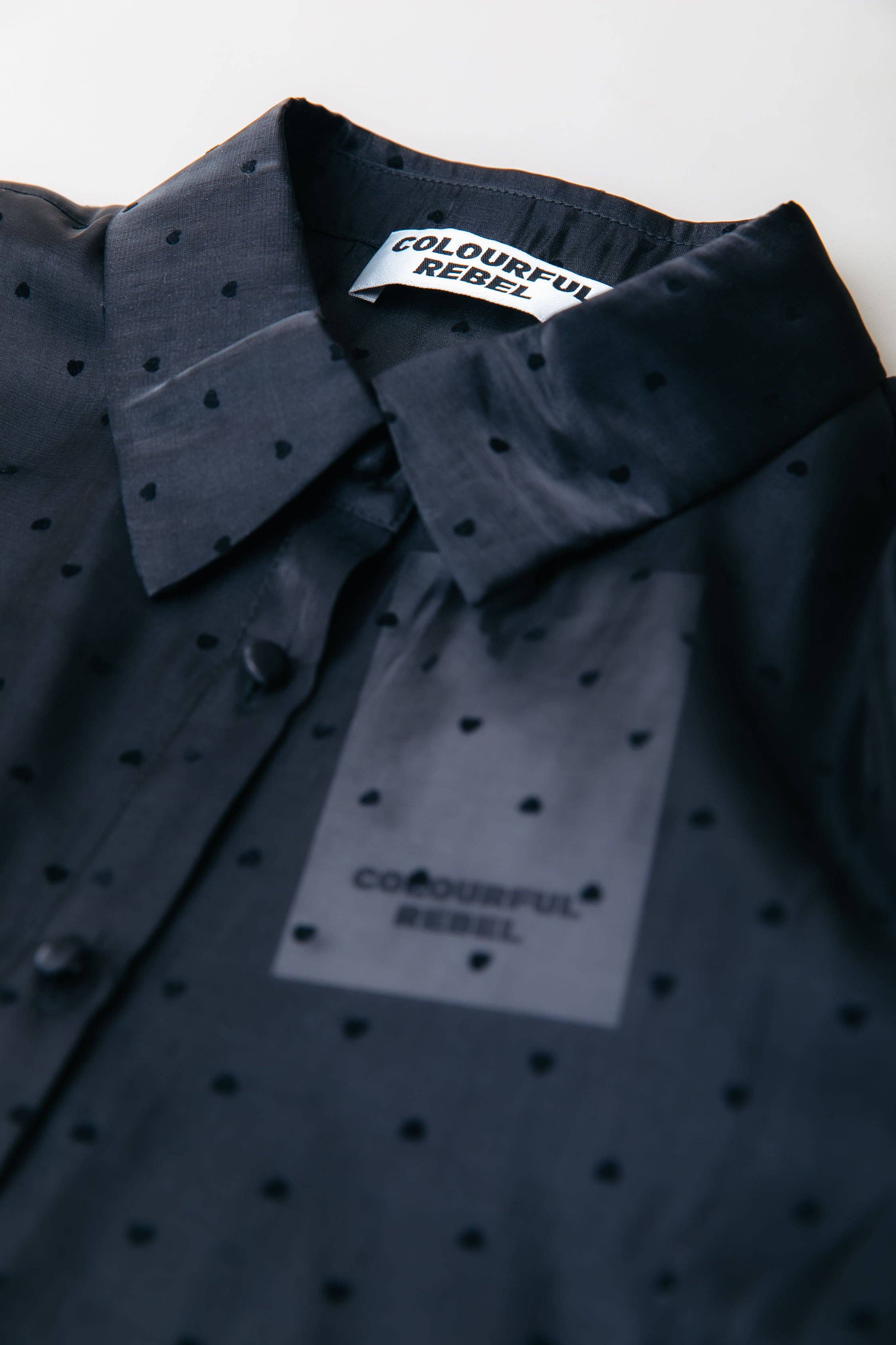 Celine Hart Blouse - Zwart