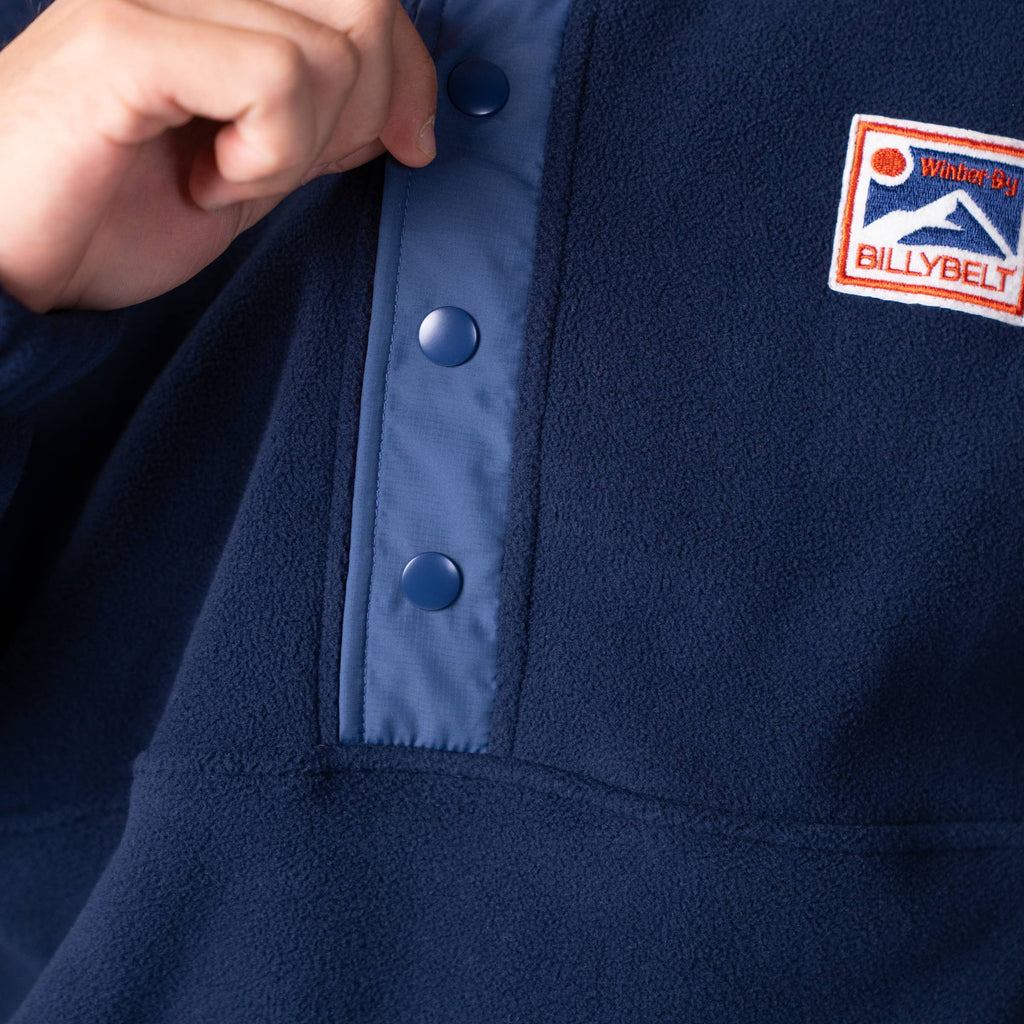 Fleece Trui - Marineblauw