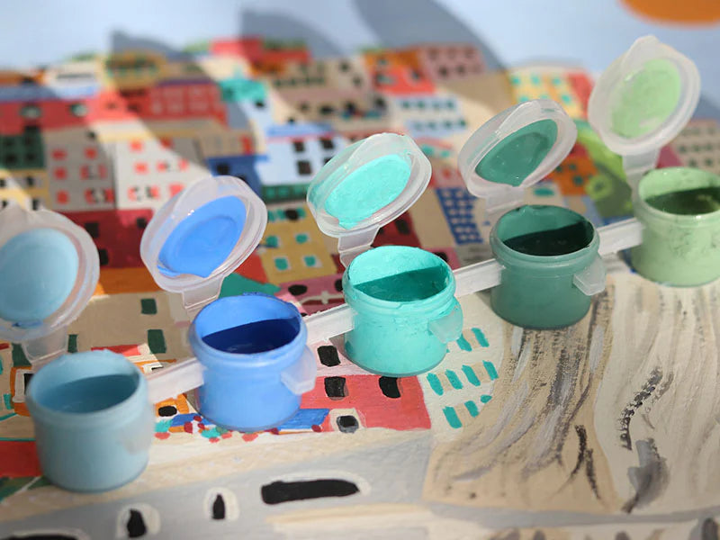 Paint by numbers - Cinque Terre