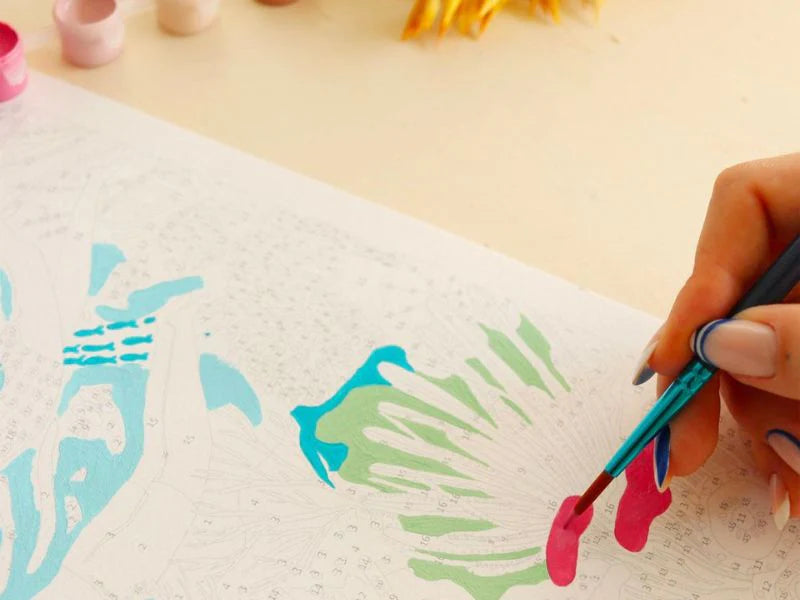 Paint by numbers - Coral Reef