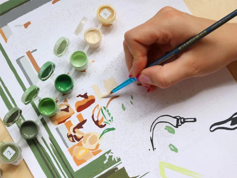 Paint by numbers - Boulangeries Parisiennes