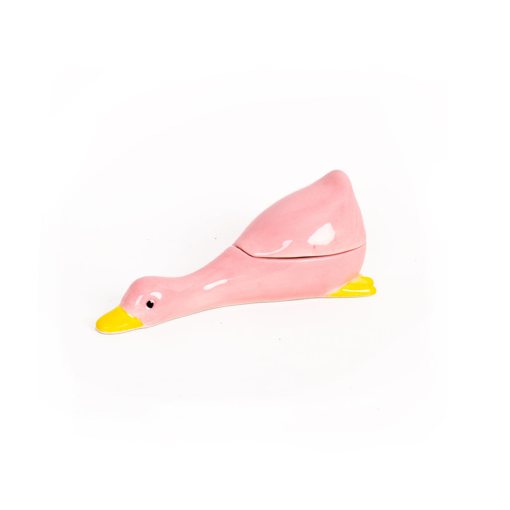 Ceramic Jewelry Box - Duck