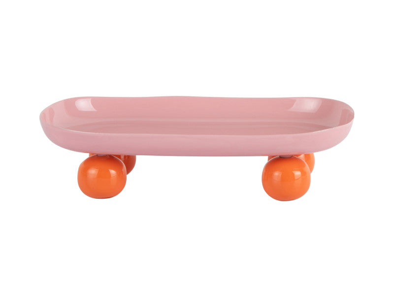 Tray Double Funky Oval - Pink