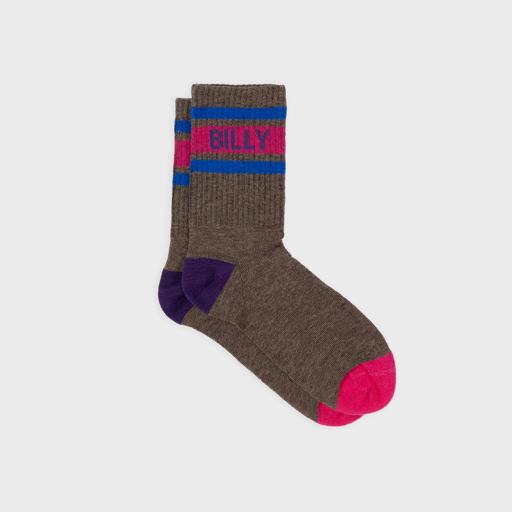 Sokken - Bruin Gestreept