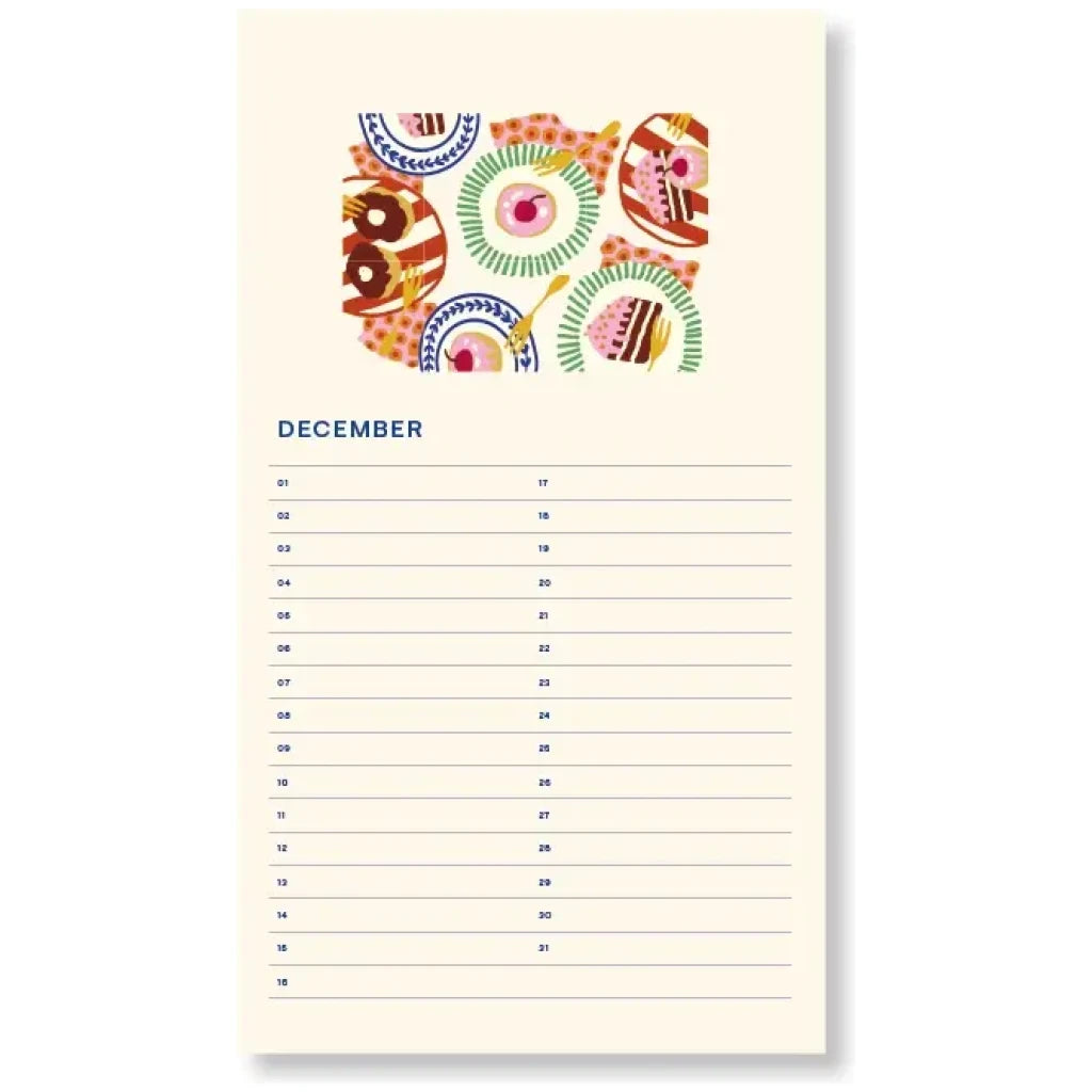 A-Journal Birthday Calendar