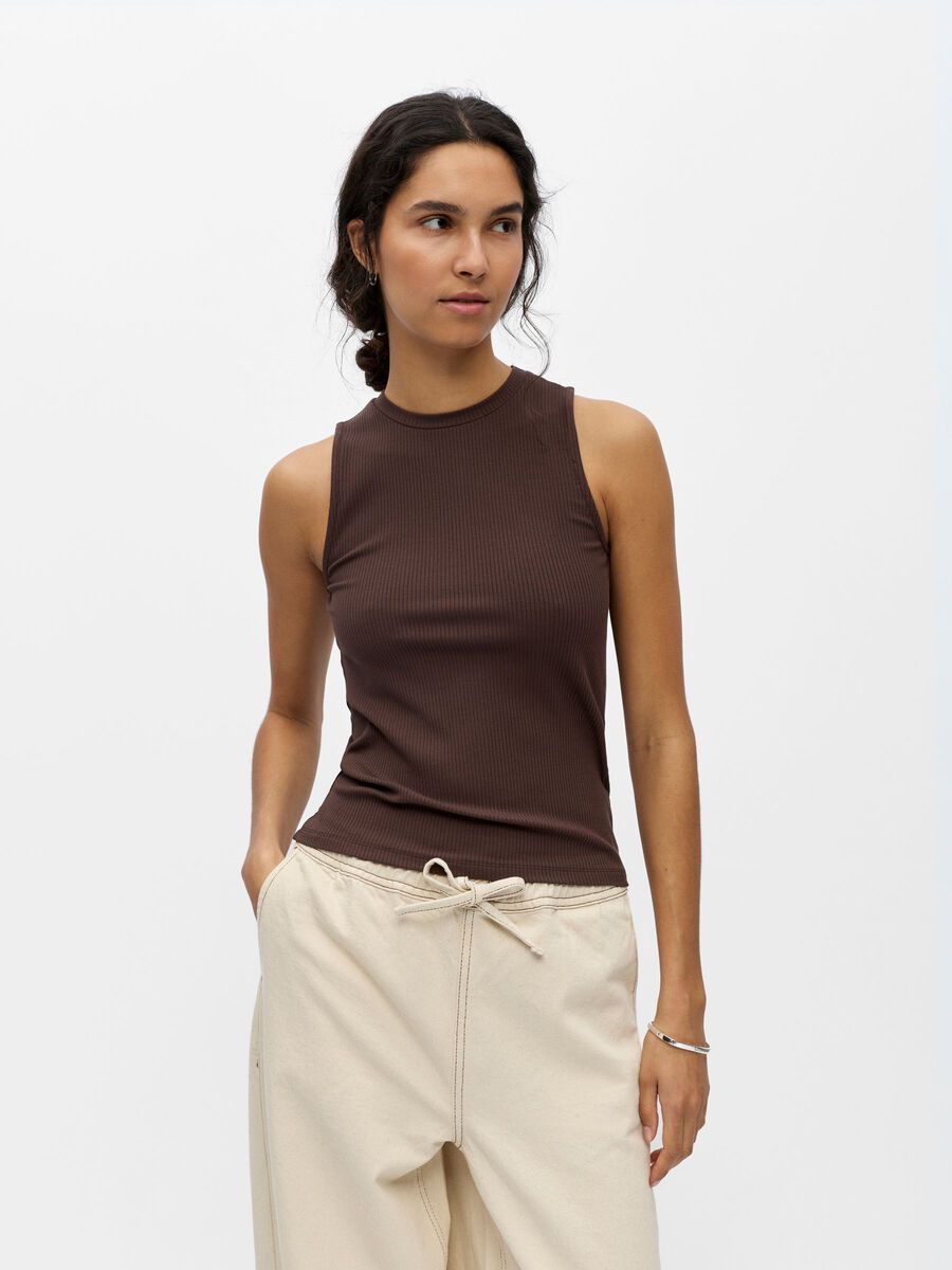 Object Tank Top - Seal Brown