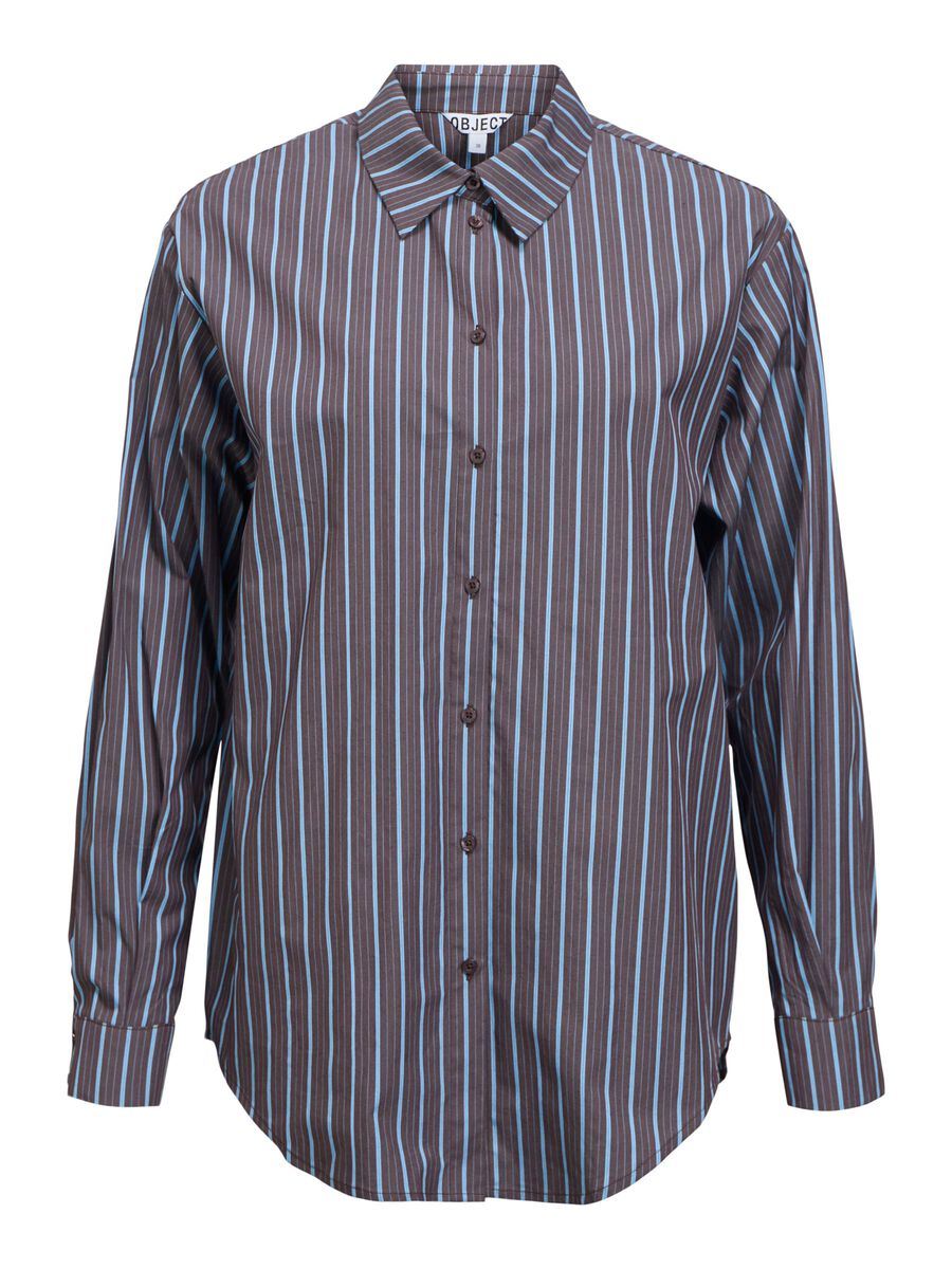 Object Loose Fit Overhemd - Seal Brown