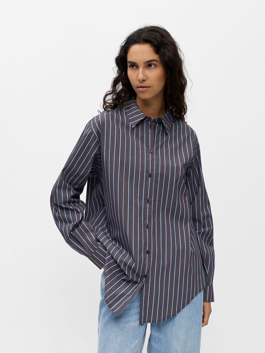 Object Loose Fit Overhemd - Seal Brown