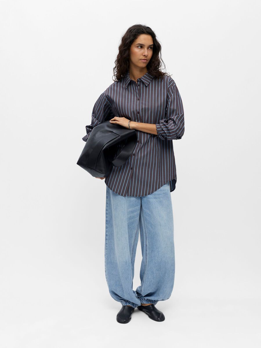 Object Loose Fit Overhemd - Seal Brown
