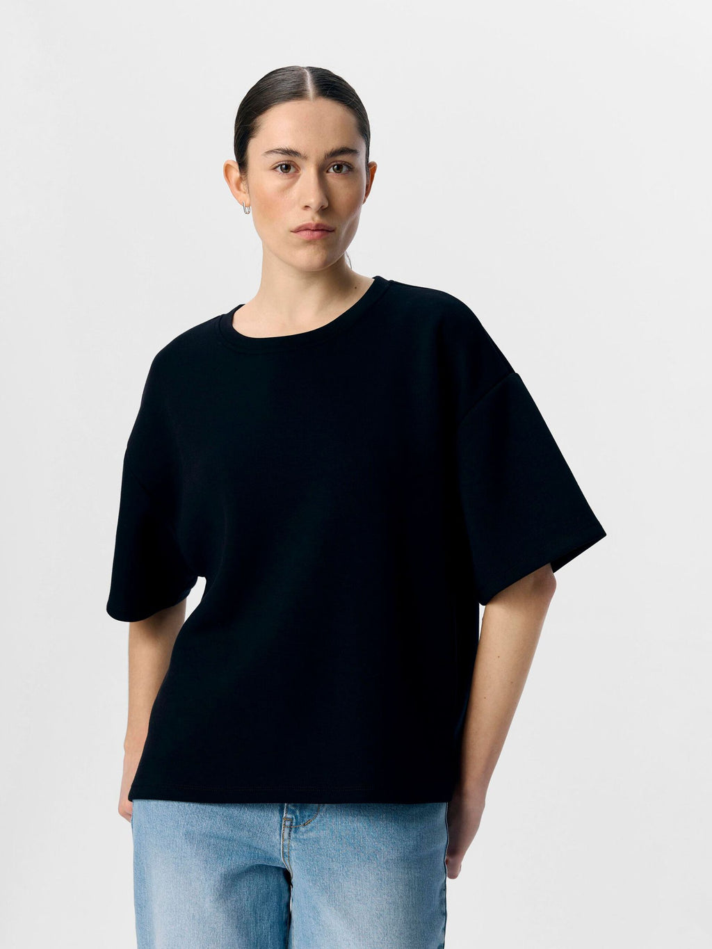 Object Boxy T-Shirt - Zwart