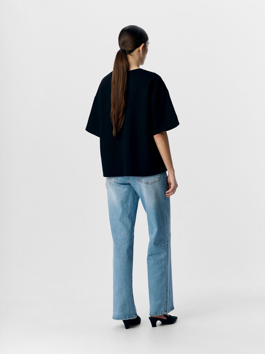 Object Boxy T-Shirt - Zwart
