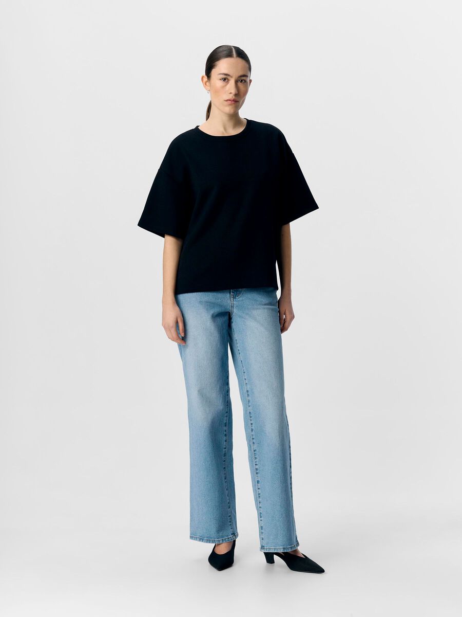 Object Boxy T-Shirt - Zwart