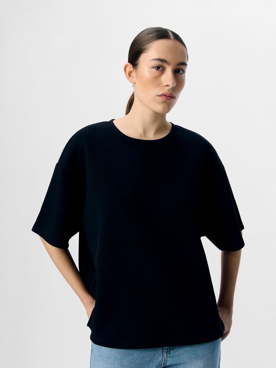 Object Boxy T-Shirt - Zwart