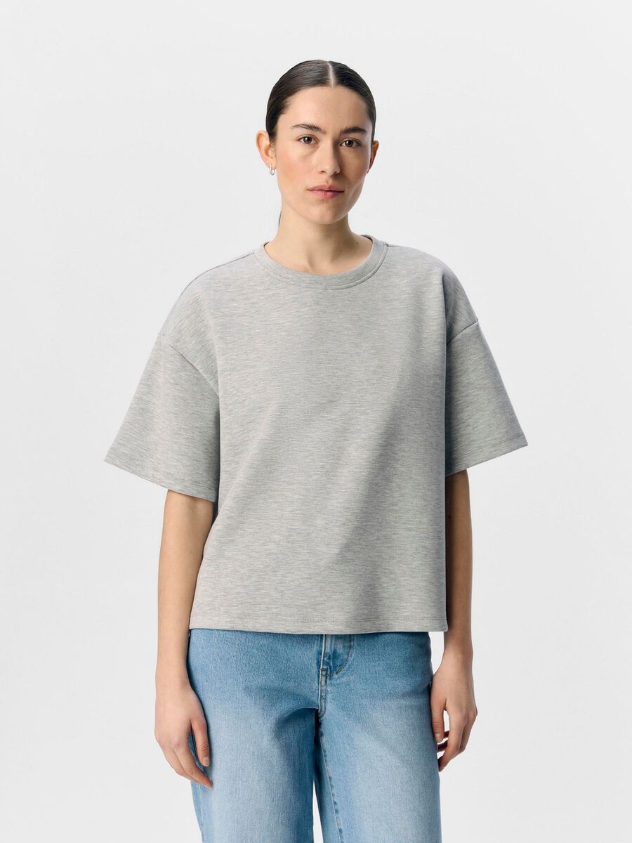 Object Boxy T-Shirt - Light Grey Melange