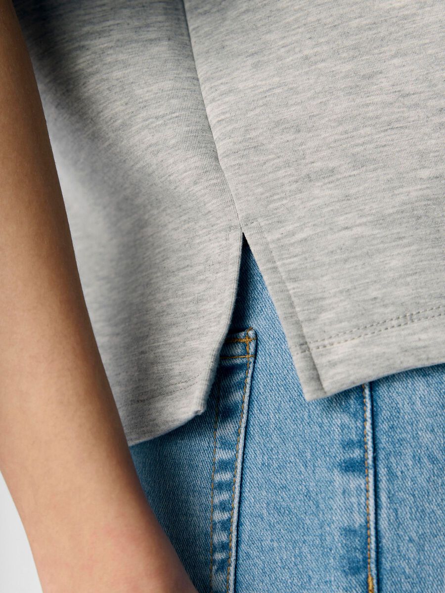 Object Boxy T-Shirt - Light Grey Melange
