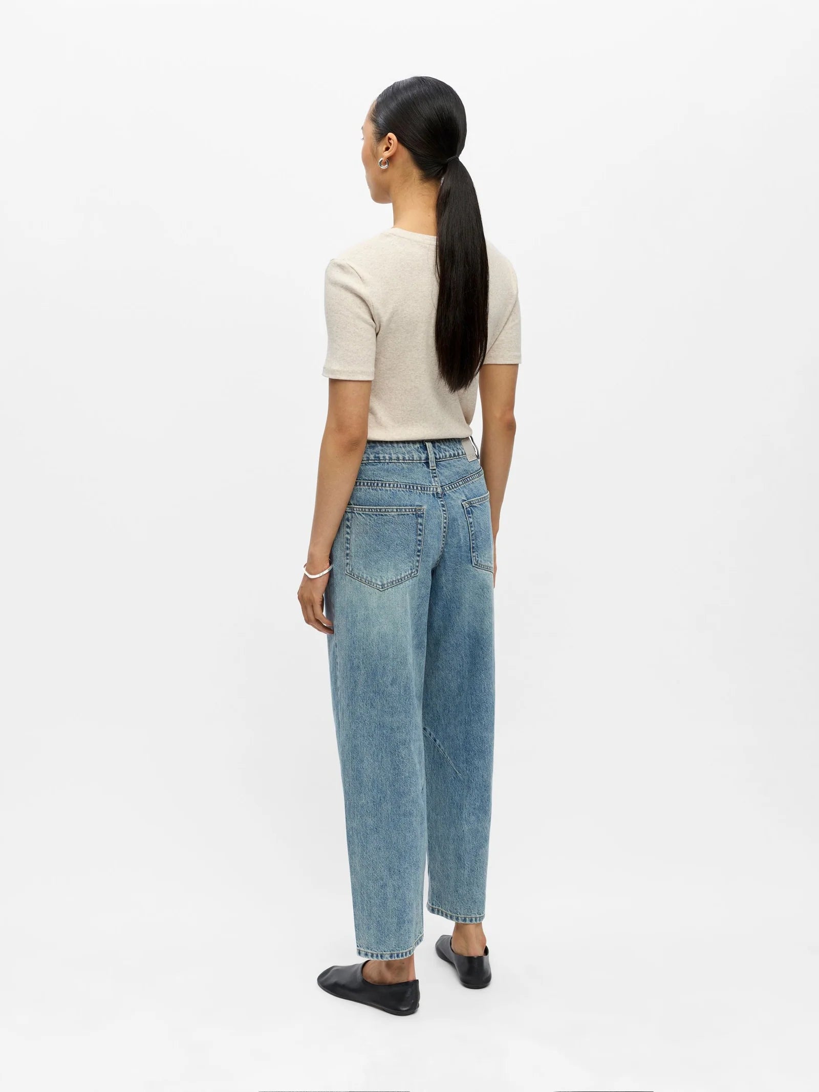 Object - Zoe Barrel Ancle Jeans / Light Blue Denim