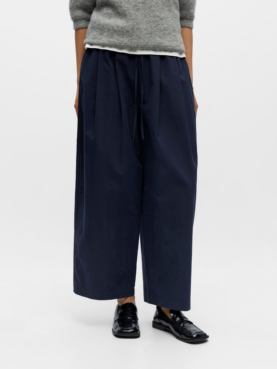 Wide Leg Broek - Sky Captain