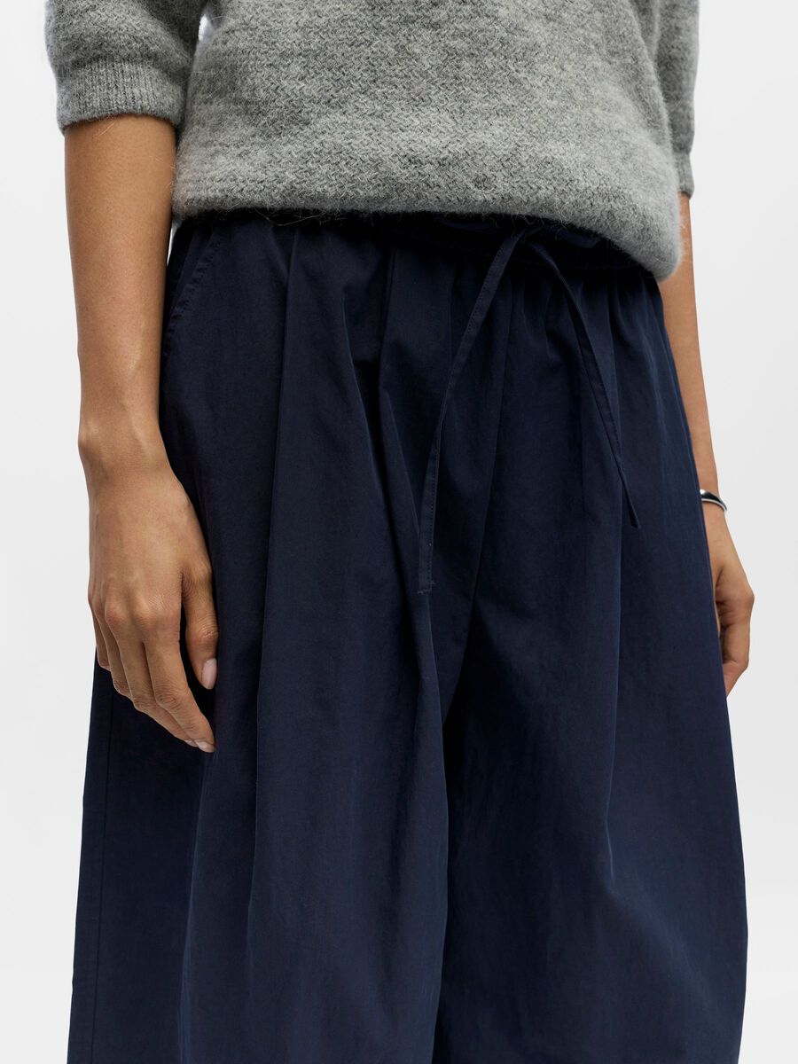 Wide Leg Broek - Sky Captain