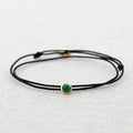 Elastische armband - Rond steentje