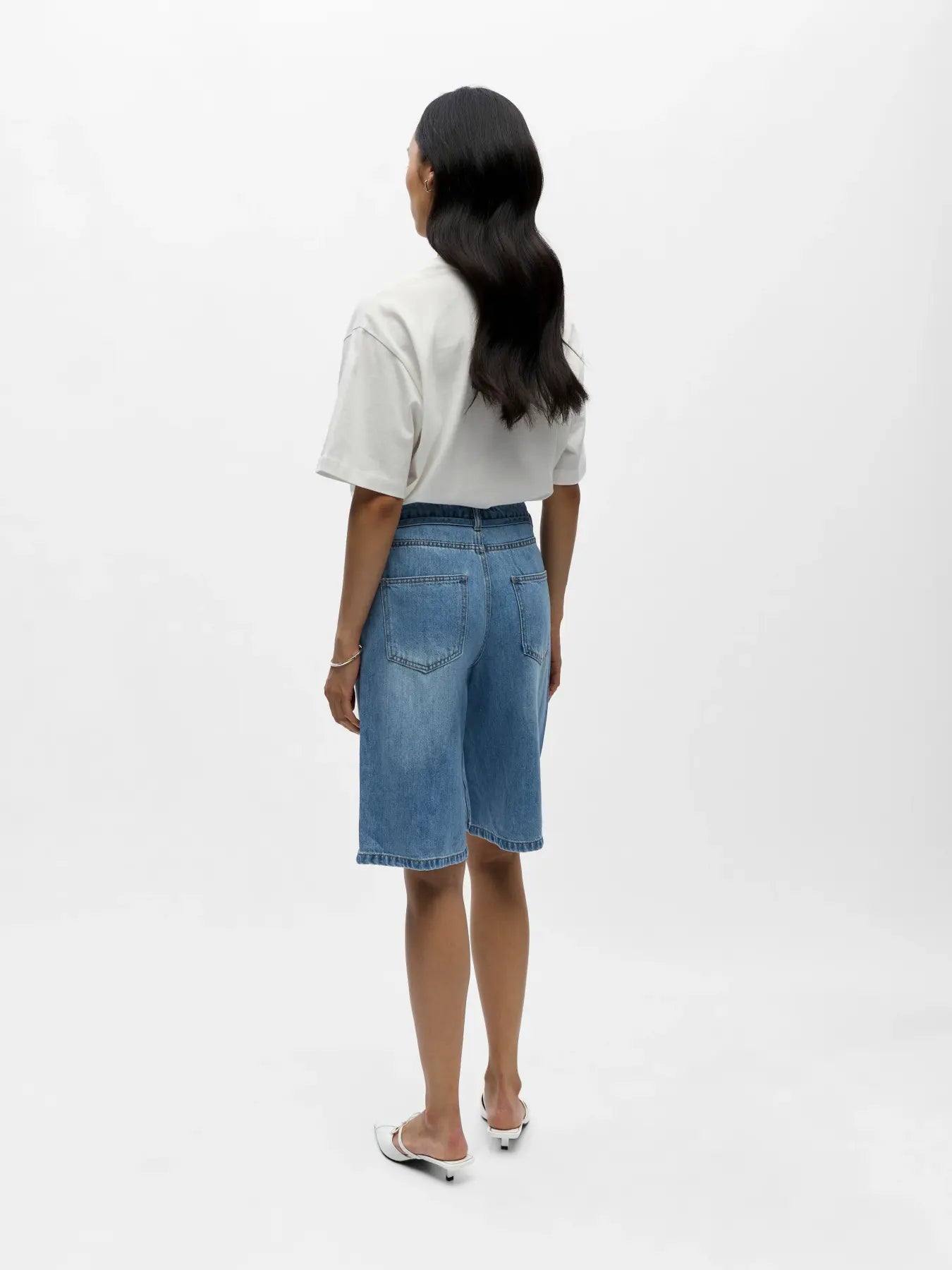 Object Long Shorts - Blue Denim