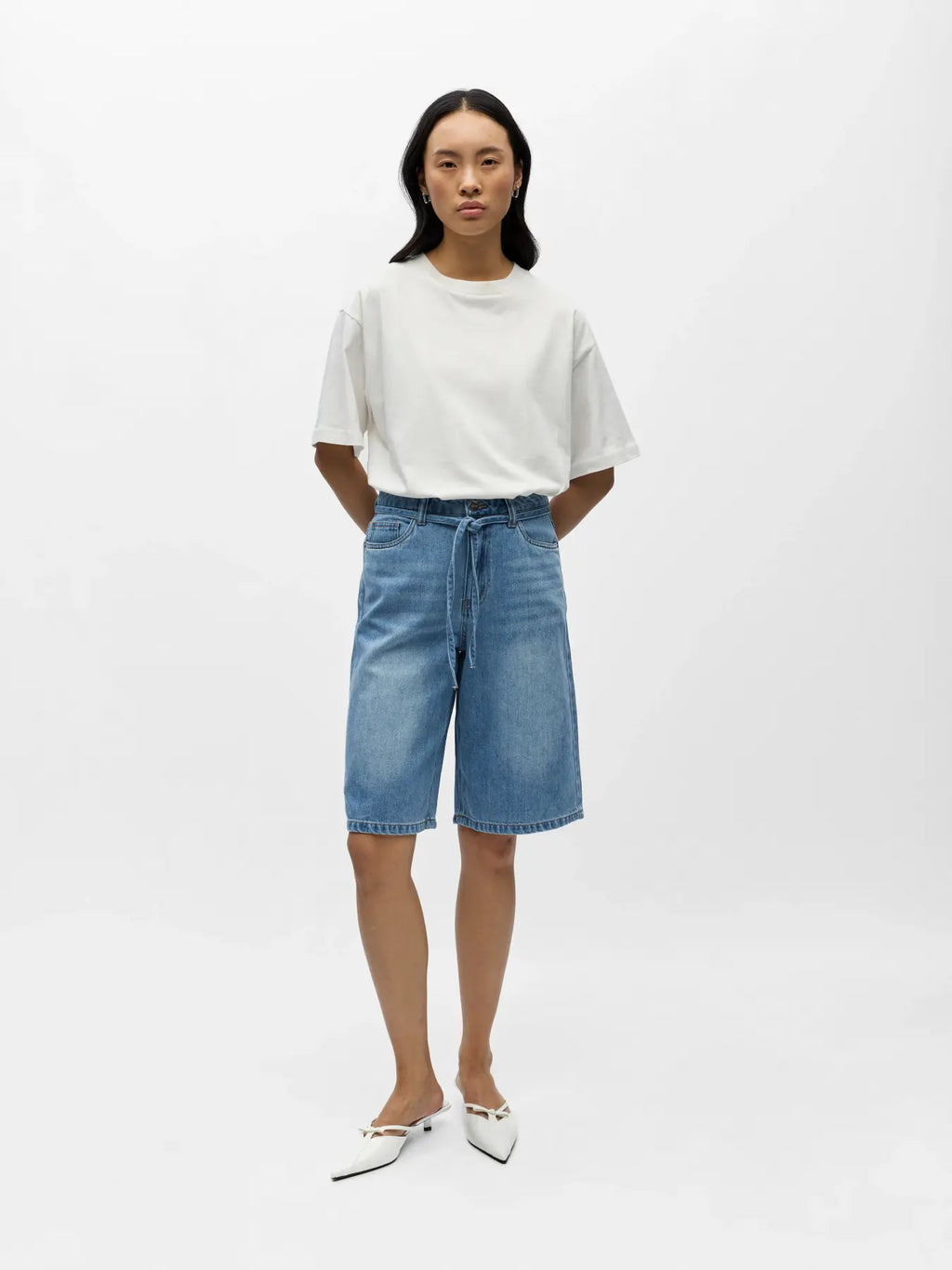 Object Long Shorts - Blue Denim