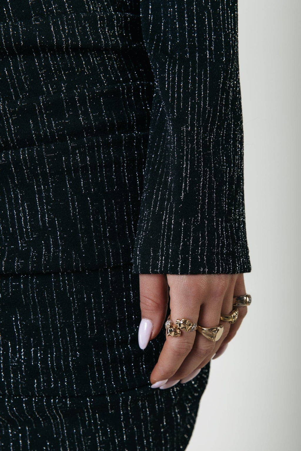 Bryssa Jurk - Metallic zilver