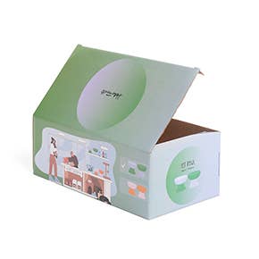 Verhoogde Voederbak - Blauw Groen