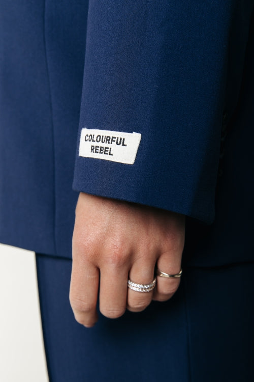 Jesra Racer Logo Single Breasted Blazer