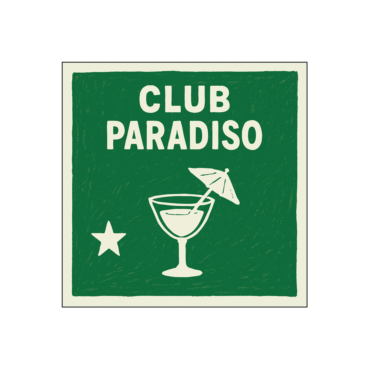 Papieren Servet - Club Paradiso