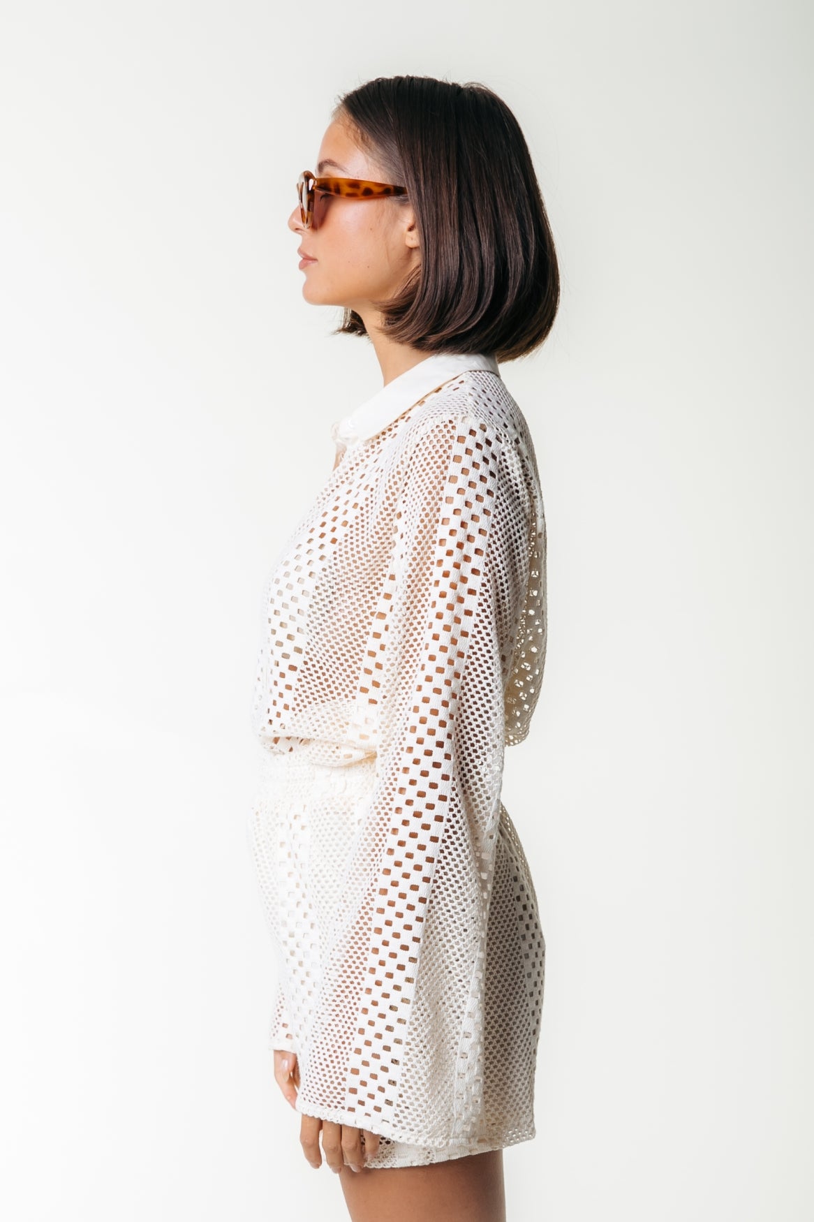 Nolita Crochet Short - Off White