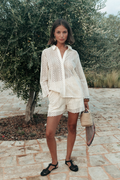 Nolita Crochet Short - Off White
