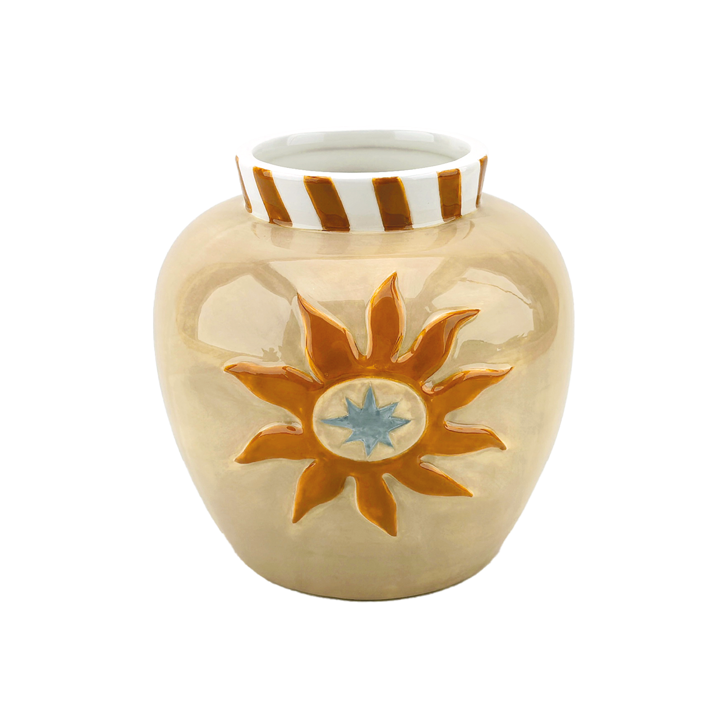 Zonnevaas beige