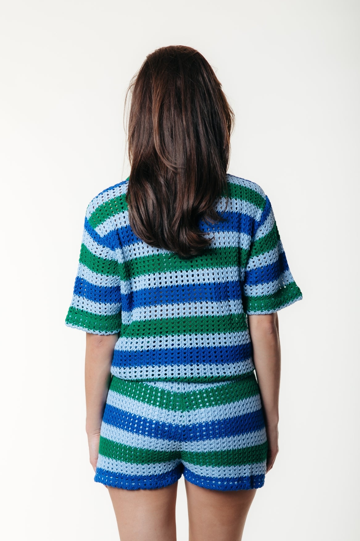 Nolita Crochet Stripe Short - Multicolor