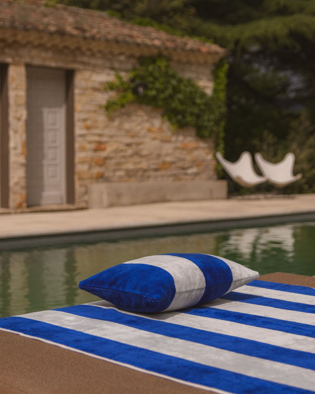 Place Reservee Kussen - Mykonos Blue