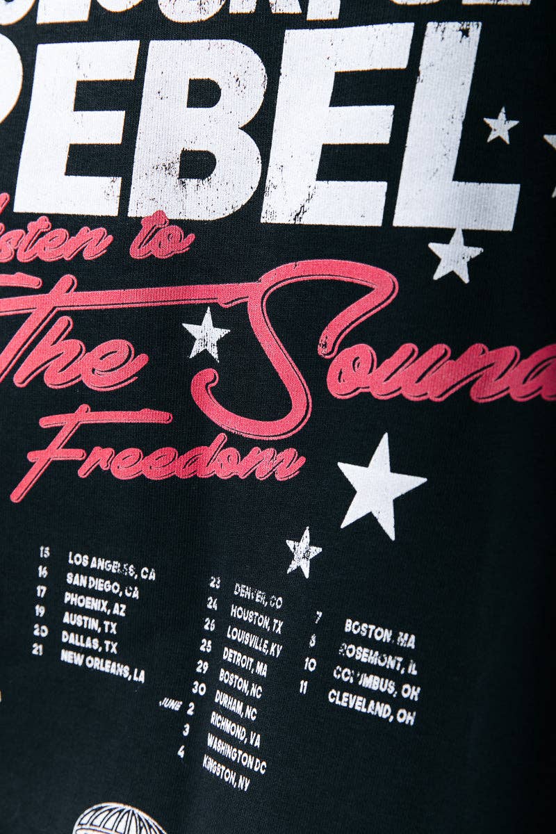 Sound Of Freedom Sweater - Zwart