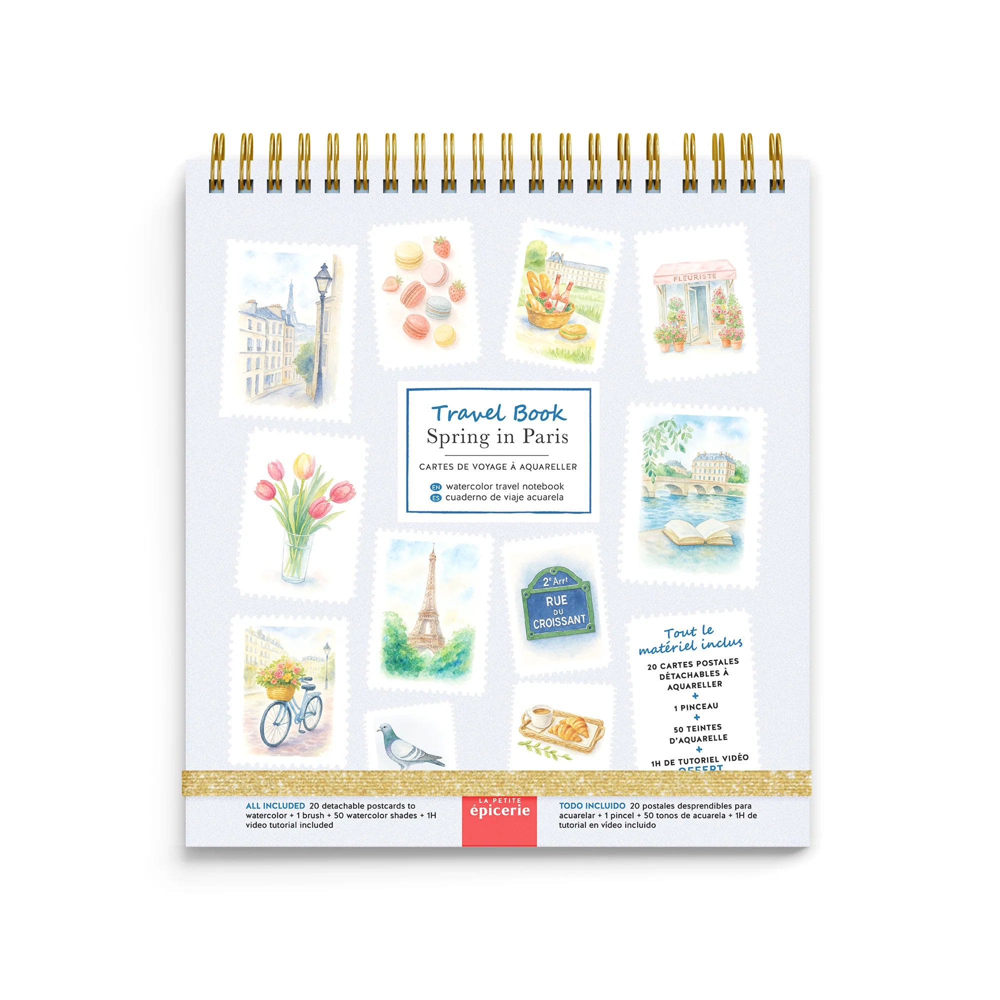 Travel Book Watercolor