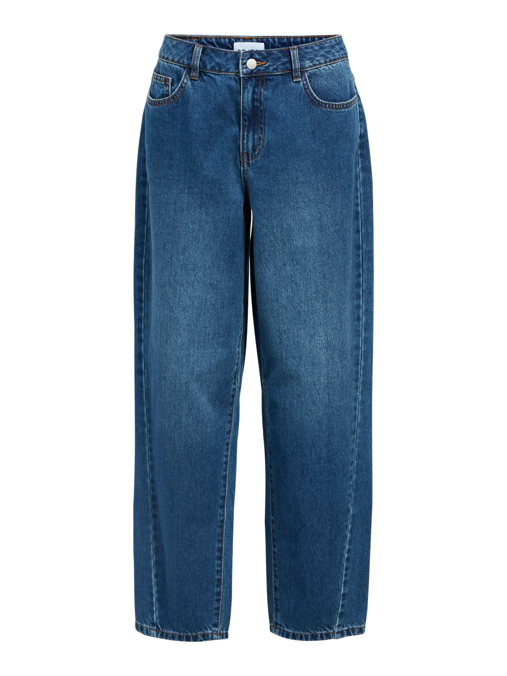 Object Barrel Ankle Jeans - Medium Blue
