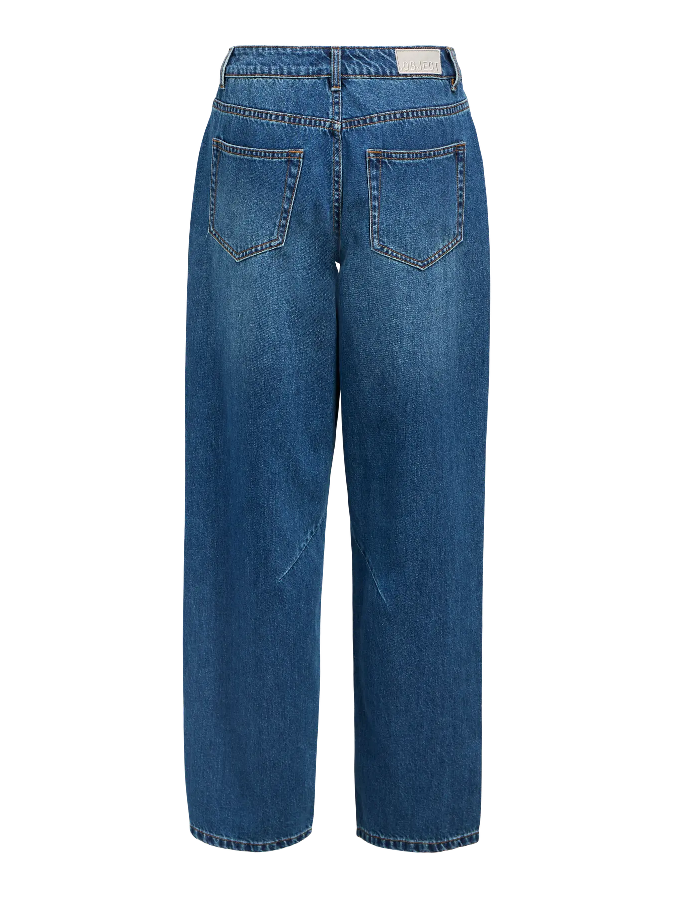 Object Barrel Ankle Jeans - Medium Blue