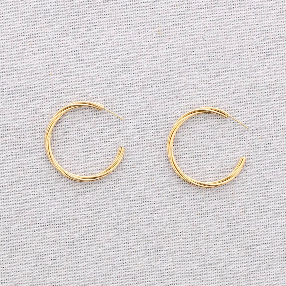Oorringen - Twisted Hoops