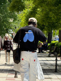 T-shirt Spray Zwart