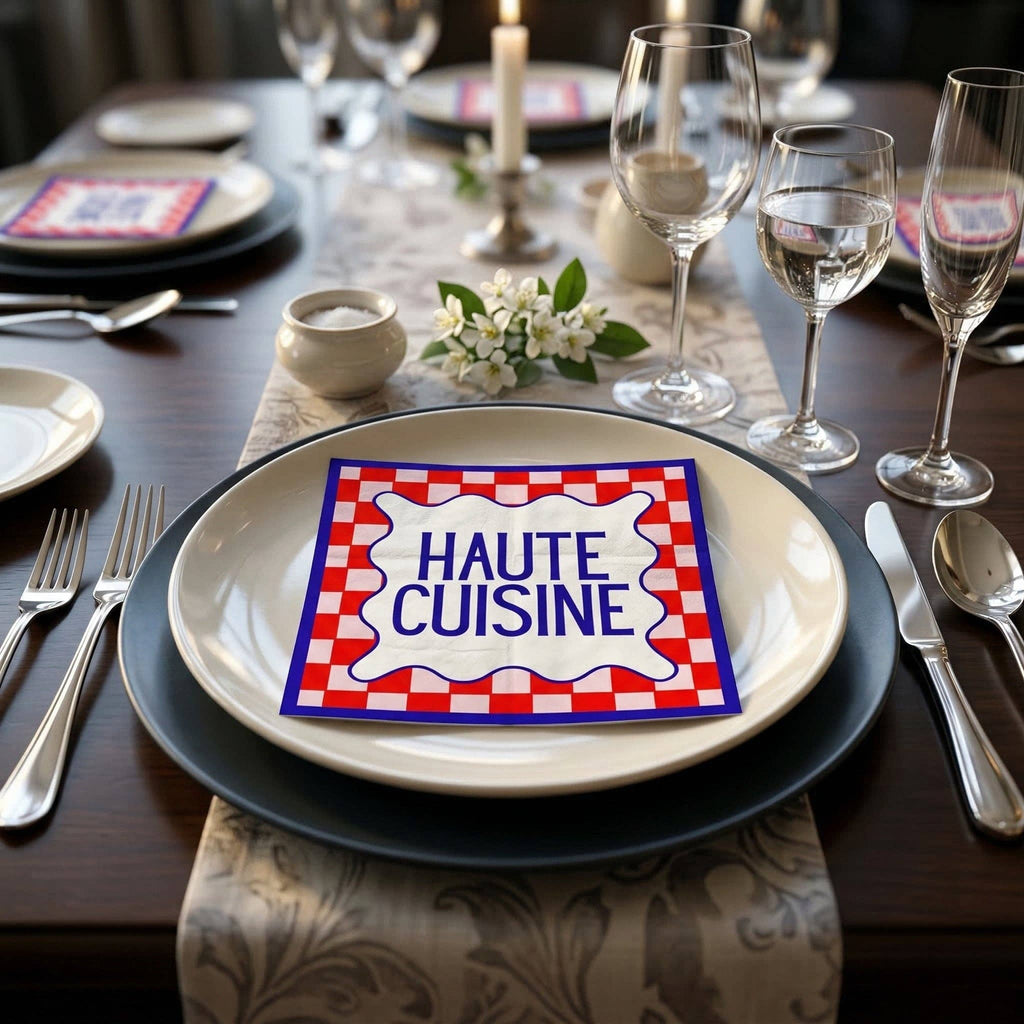 Papieren Servetten - Haute Cuisine