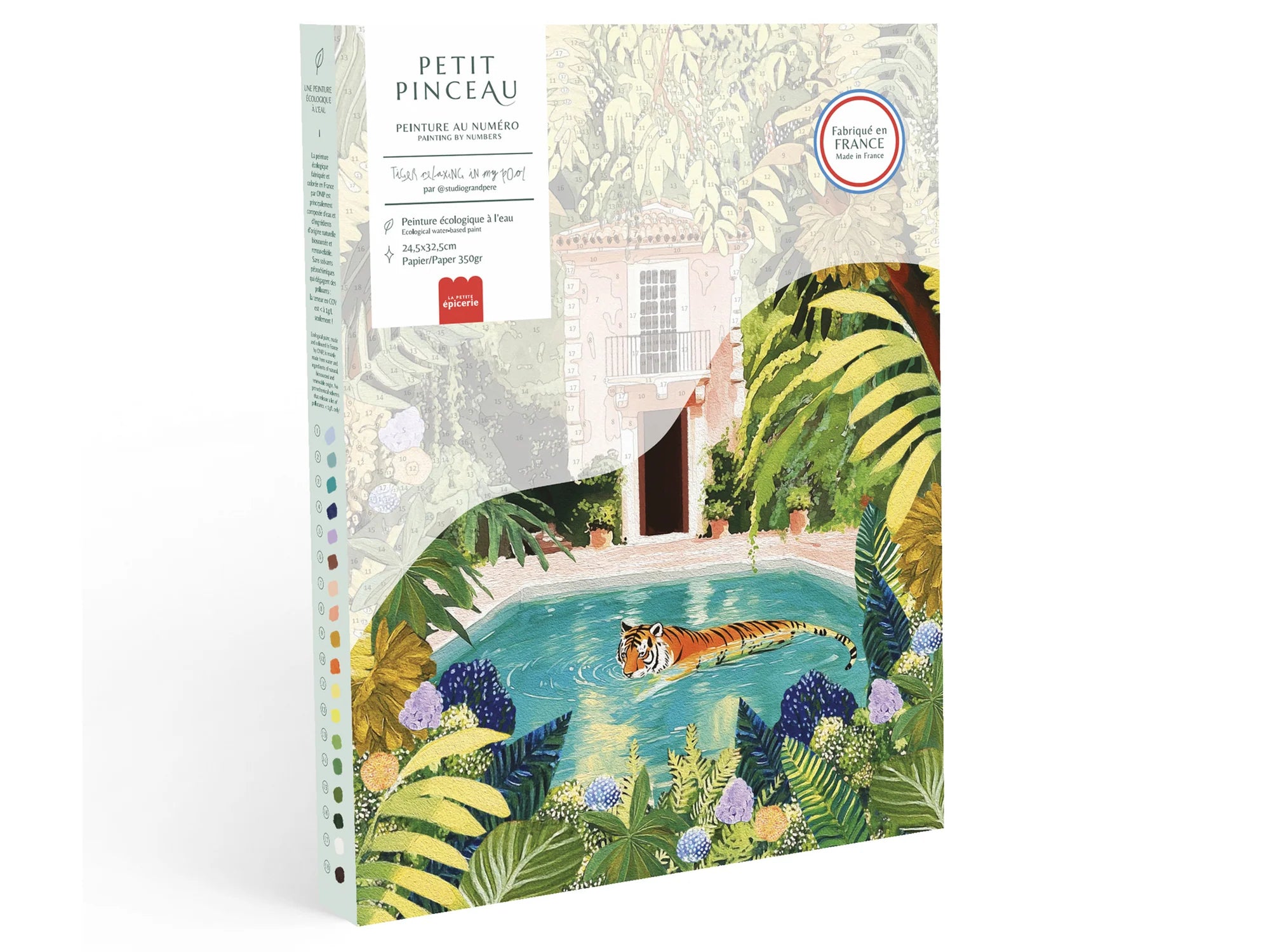 Paint By Numbers - Tiger Relaxing In My Pool