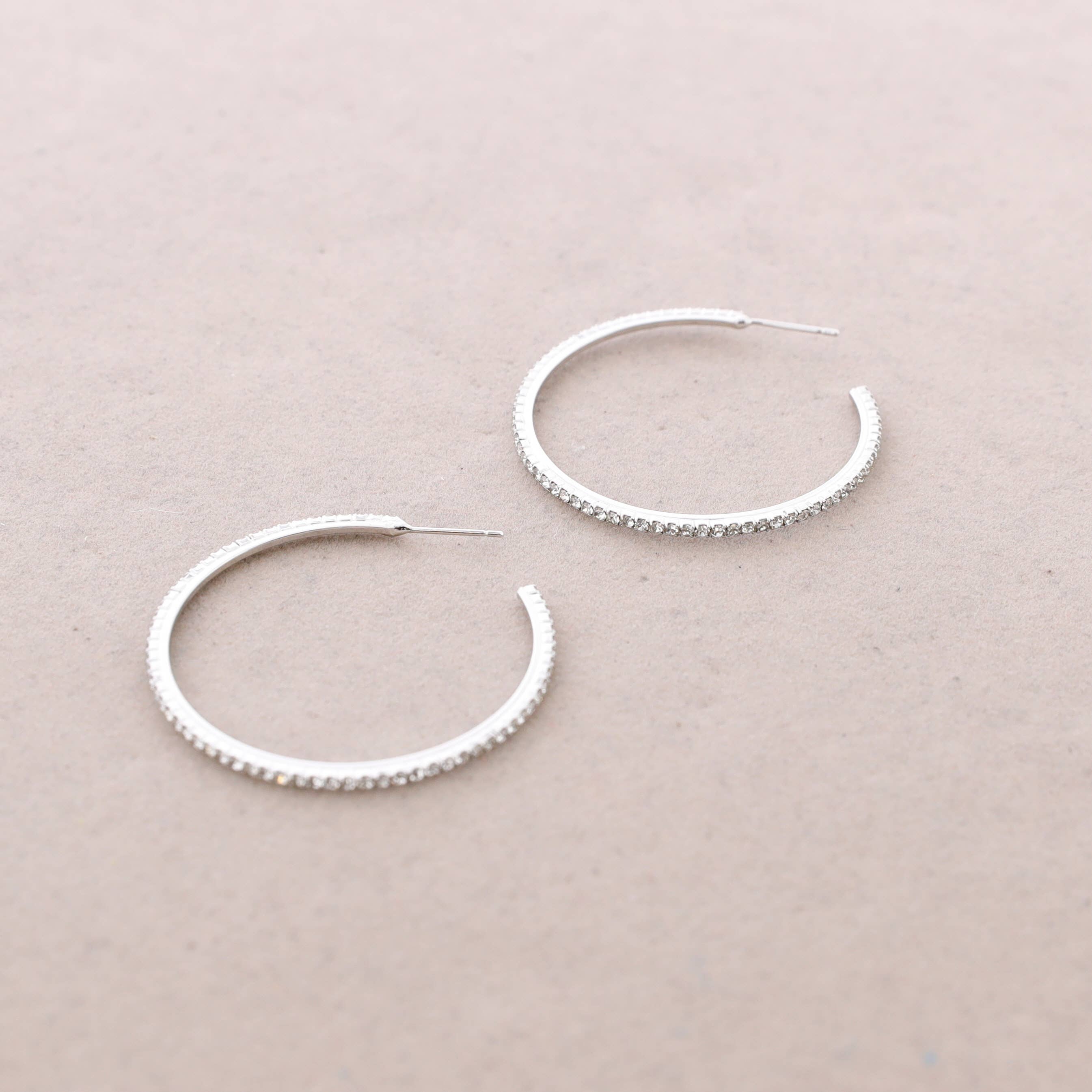 Oorringen Crystal Hoops
