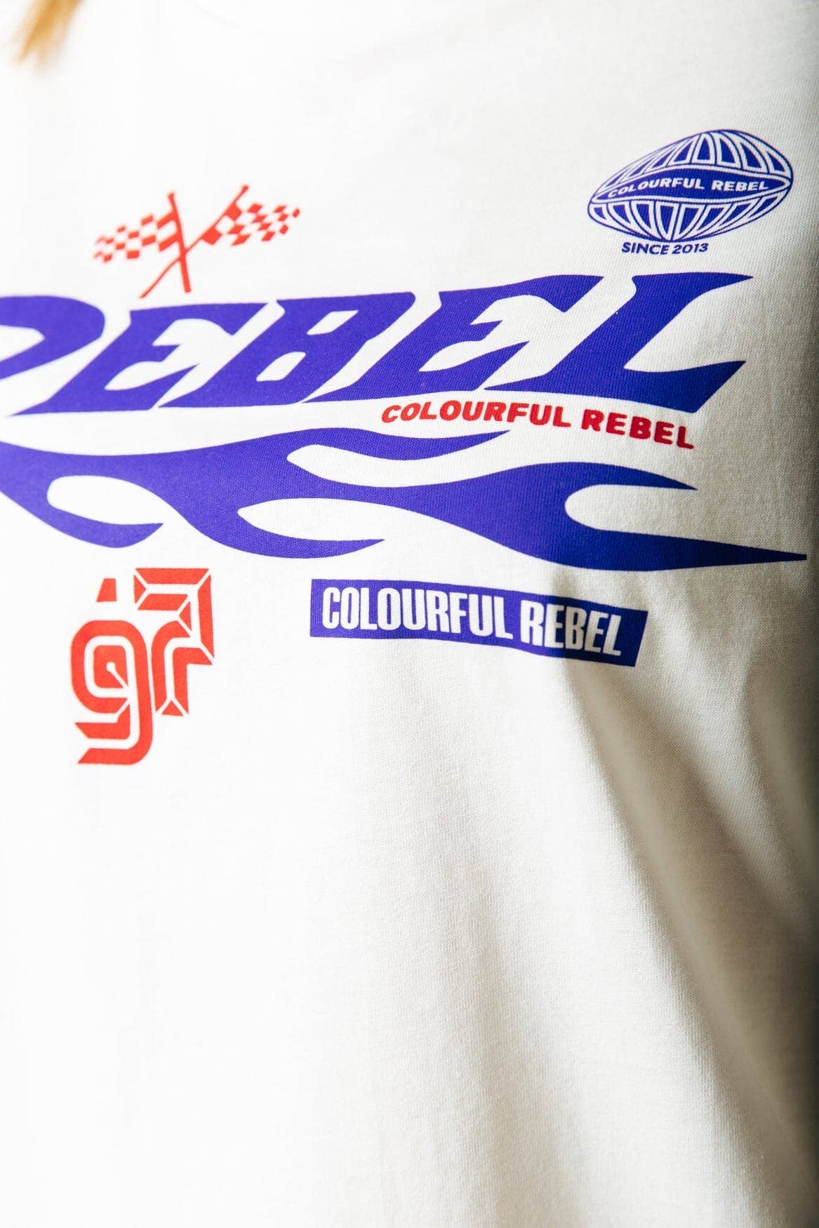 Rebel Racing T-shirt - Wit