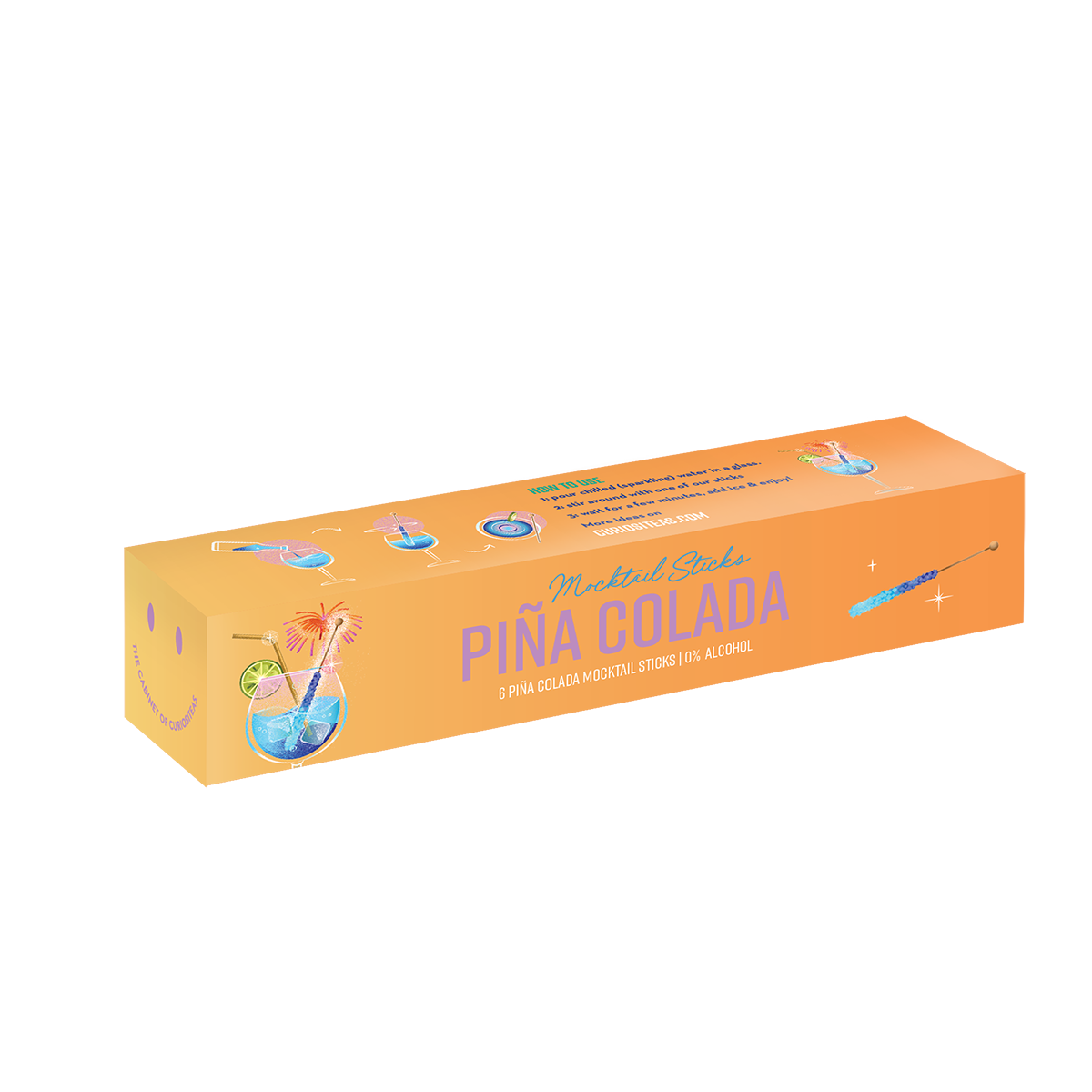 Mocktail Sticks Box met 6 sticks