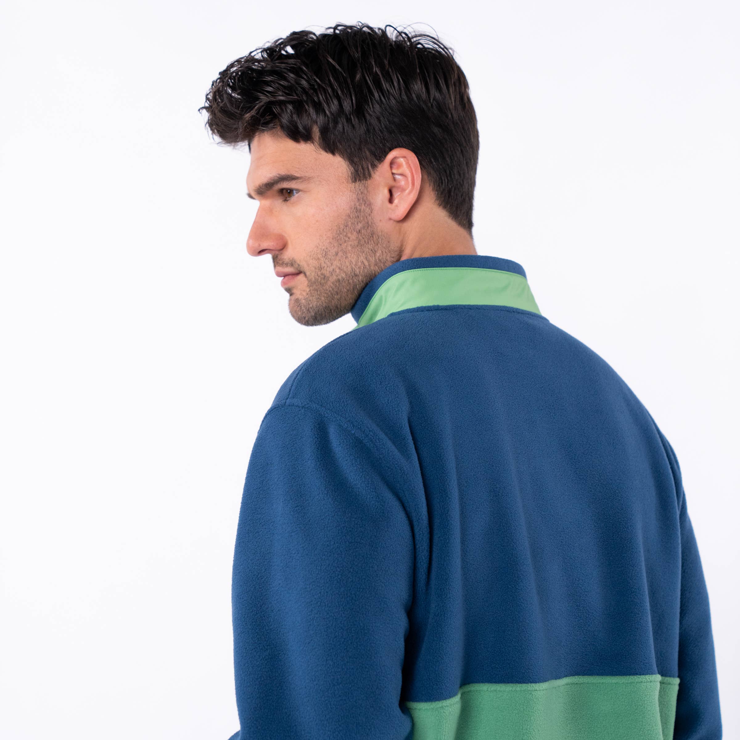 Fleecetrui colourblock