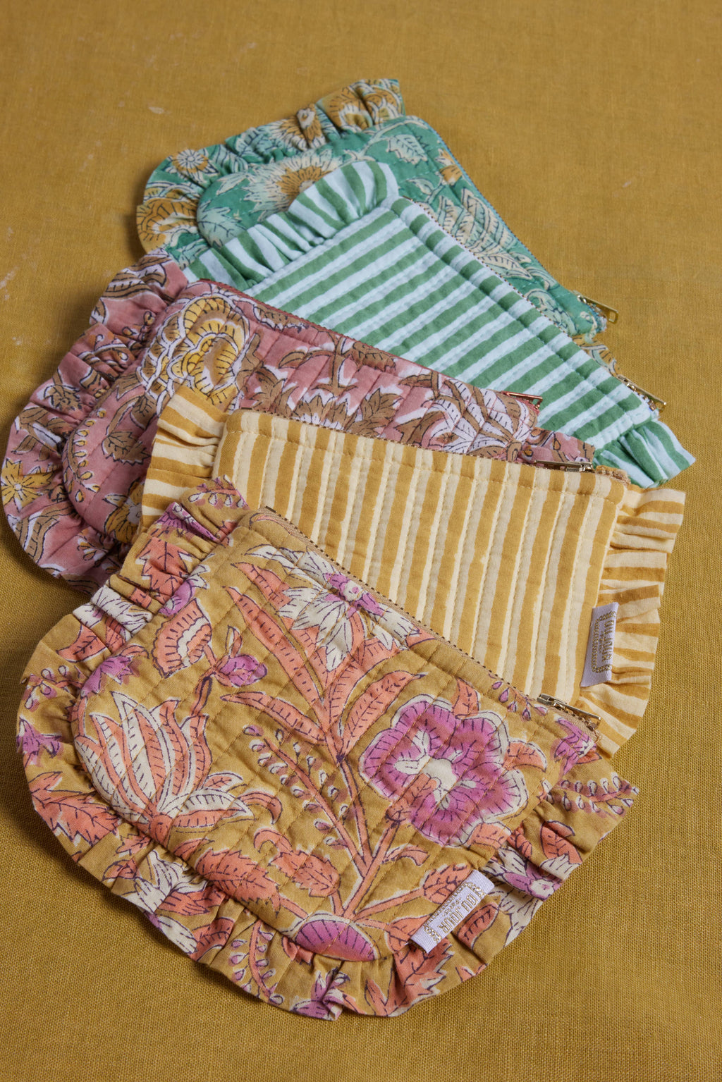 Kleine Pochette Met Ruches - Nerhu Kiwi